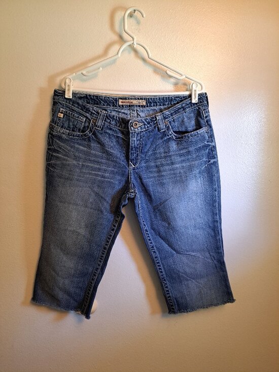 Big Star Pants - Big Star Casey K Low Rise Fit Cut off Denim Jean Shorts W/Embroidered Flap Pocke